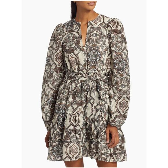 Marie Oliver Preston Opal Medallion Print‎ Mini Dress Size XS